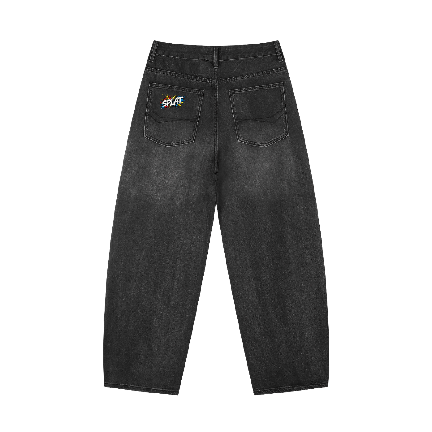 Men's Sunfade Vintage Wash Barrel Leg Jeans