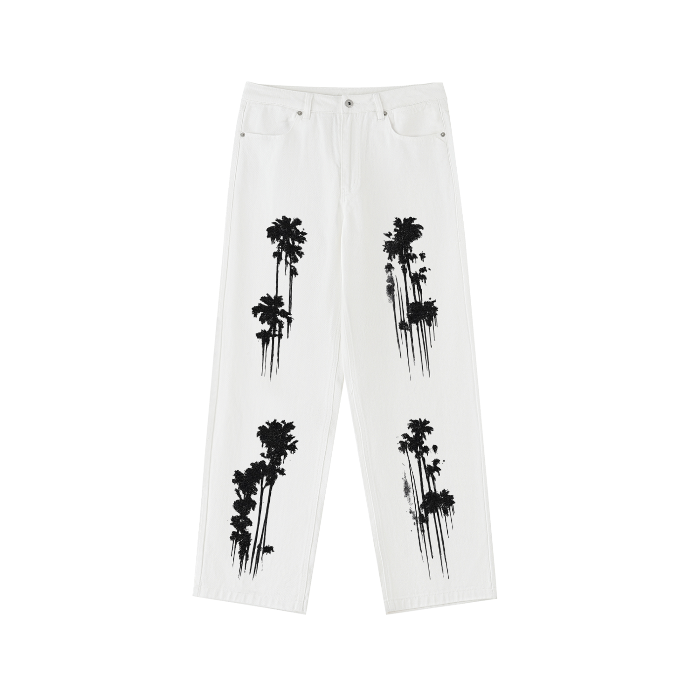 Heavyweight Cotton Straight-Leg Pants