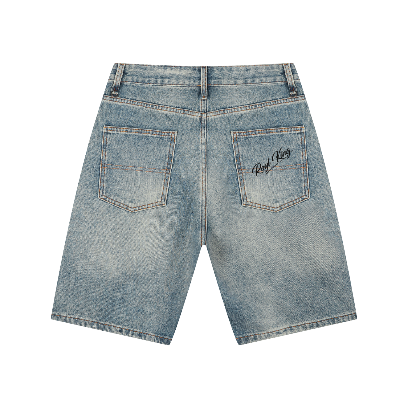 Men's Vintage Wash Denim Shorts
